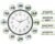 Relaxweex 16 Pcs Telling Time Bulletin Boards Eucalyptus Analog Clock Practice Learning to Tell Time Magnetic Number Labels for Back to School Teacher Education Supplies Classroom Decorations(Eucaly)
