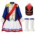 ReliBeauty Drum Major Costume for Girls Kids Marching Band Dress Up Costume, 140