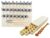 Relyef Marion Lowercase Alphabet Clay Stamps Set with Organiser Box – 26 Letter Stamps for Pottery, Ceramics & Polymer Clay, [0.4 inch], Wooden Handle