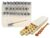 Relyef Marion Uppercase Alphabet Clay Stamps Set with Organiser Box – 26 Letter Stamps for Pottery, Ceramics & Polymer Clay, [0.4 inch], Wooden Handle