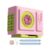 Remote Control Flower Bubble Machine for Kids, Portable Bike Bubble Machine