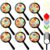 Renbuzhu 48PCS Sunday School VBS Crafts Bulk: Paper Magnifying Glass Nativity Suncatchers, Jesus Religious Christian Activity DIY Kits Church Decorations, Window Stained Glass Effect Art Supplies