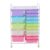 Rengue 15 Drawer Rolling Storage Cart Plastic Utility Cart with Lockable Wheels and Spacious Tabletop PP and Carbon Steel for Kitchen Living Room Bedroom Bathroom Office