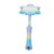 Rengue Credit Card Wand Gradient Snowflake Contactless Card Holder 3D Printed Retractable Hidden Slot Tap to Pay Accessory for Kids Teens and Daily Checkout