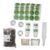 Rengue Hydroponic Growing Kit, 100ml A and B Nutrient Pod Kit with 50 Grow Sponges Baskets and Stickers, Balanced Plant Food for Home Hydroponic Indoor Garden Seed Starting