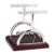 Rengue Newton’s Cradle Balance Balls Physics Pendulum Science Toy Desk Decor, with Friction and Damping Effects for Office Gift
