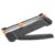 Rengue Paper Cutting Tool, Portable Sliding Paper Knife Trimmer with ABS Plastic Body, Clear Scale Grooves, and Folding Ruler for Home Office School Craft Projects