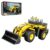 Reobrix Bulldozer Building Blocks Set for Adults with Lights 22009, RC Loader Building Toy, Remote Control City Construction Engineering Vehicle Mechanical Excavator Model Kit for Adult (1746PCS)