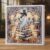 Reofrey Pearl Diamond Painting Art Kits for Adults Ghost, Book and Black Cat, Creative Gift for Craft Fans, Christmas DIY Gem Art Project, 8 x 8 Inch, Home Wall Decor
