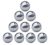 Replacement Chromium Steel Marbles for STEM Toys, Marble Run, Brain Games, GraviTrax, Gravity Maze, Marble Maze – Great for All Toys & Games requiring a 1/2-inch Ball. (Pack of 10)