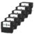 Replacement for Brother Btag 231 Label Tape Black on White 12mm x 4m