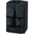 Replacement Janitorial Cart Bag, Black Housekeeping Bag for Hotel Hospital Janitorial Services, 15.7 x 11.0 x 27.6 in, Oxford Cart Bag with 5 Pockets, Heavy Duty for Cleaning Carts