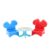 Replacement Parts for Collectible Fisher-Price Little People Mickey Mouse and Friends Playset HRY14 – Set of Chairs and Table