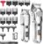 RERHBKWFX Hair Clippers Mens Combo Kit Clipper Professional Trimmer for Men Electric Beard Cutter Machine