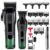 RERHBKWFX Hair Clippers Mens Professional Electric Beard Clipper Men’s Shaver Trimmer Kit