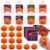 Resholder 48 Pcs Pink Mini Volleyball Stress Ball 1.57″ Foam Pink Volleyball Accessories Squeeze Relief Sports Balls Emotion Toys