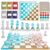 Resiners Chess Resin Mold Set, 3D Silicone Chess Checkers & Chess Board