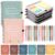 Resurhang 24 Set Back to School Gifts for Teachers Employee Appreciation Gift for Coworker Staff Thank You A6 Spiral Notebook Planner with Sticky Note Ballpoint Pen for Students Office (Light Color)