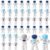 Resurhang 288 Pcs Space-Themed Eraser Space Men Figure Party Favors Outer Party Favors for Prizes Supplies (Astronaut)