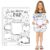 Resurhang 50 Pcs Father’s Day Coloring Paper Crafts for Kids, Color Your Own All About Dad Poster, Coloring Poster for Preschool Kindergarten Elementary School Classroom Activities Party Gift Favors