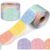 Resurhang 65.6 ft Bulletin Board Borders Scalloped Roll Classroom Trim Decoration for Chalkboards Whiteboard School Office Party Wall Desks Windows Doors Lockers(Pastel,Composition)