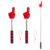 Retractable Finger Pointer Stick, 36 Inch Big Teacher Pointer Finger，2pcs