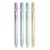 Retractable Gel Pen Set, 0.5 Mm Black Fine Point Pens, Fashion Pattern Accent, Journaling Desk Notes Daily Journal Gel Pens Planner Note Taking Study Stationery Retractable Set Pastel Writing Desk