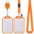 Retractable ID Badge Holder with Breakaway Lanyard,Heavy Duty Badge Reel