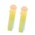 Retractable Rubber Erasers Kitten Design Ergonomic Grip, Yellow