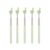 Retractable Teacher Pointer Stick, 5Pcs & 10Pcs Hand Pointer for Teaching (5Pcs,Green)