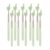 Retractable Teacher Pointer Stick, 5Pcs & 10Pcs Hand Pointer for Teaching (10Pcs,Green)