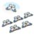 Retro Book Clips Butterfly Enamel Page Holders, 5 Pcs