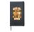 Retro Book Girl Summer Hardcover Journal, Black