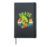 Retro Funny Avocado Skate Skateboarder Mens Skateboarding Hardcover Journal, Black
