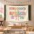 Retro Groovy Speech Room Elementary Kindergarten Classroom Tapestry