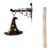 Retro Hanging Library Lantern Bookend Lamp, 9.25×10.04×2.17in Warm LED Bookshelf Nook Light, Gothic Iron Book Stopper for Study Room Bookcase Decor (E)