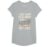Retro I Just Want to Read Books and Pet Cats Cat T-Shirt, Girls, Heather Grey, X-Small