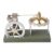 Retrol Steam Engine Model Kit, All Metal Vertical Transparent Cylinder Steam Engine with Spherical Boiler for STEM Education, Home Decor & Gift Collection