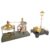 Retrol Steam Engine Model Kit, Vertical Transparent Cylinder Steam Engine with Spherical Boiler & Retro Generator with Street Lamp Scene for STEM Education, Home Decor & Gift Collection – 40PCS