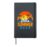 Retro Summer Reading Teacher Vacation Vintage Book Lover Hardcover Journal, Black