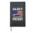 retro Vintage Daddy Is My Hero American Flag Hardcover Journal, Black