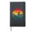 Retro Vintage Surf Girl Surfboard Surfers Girls Surfing Hardcover Journal, Black