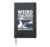 Retro Weird Teachers Build Character Appreciation Goose Hardcover Journal, Black