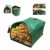 Reusable Heavy Duty Garden Leaf Bag with Support Rod, Breathable Fabric Yard Waste Storage Bag with Reinforced Handles