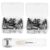 Reusable Paper Stapler Clip Dispenser for Office Documents, Silver