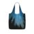 Reusable Shopping Bag 25l, Lightweight Foldable Tote With Built-In Pouch