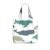 Reusable Shopping Bag 25l, Lightweight Foldable Tote With Built-In Pouch