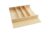 Rev-A-Shelf Custom Trim-to-Fit Silverware Drawer Organizer For Kitchen Utensils, Cutlery Cabinet Storage Divider Insert, 18.5″ x 22″, Maple Wood, 4WUT-1