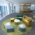 RFBXZPTADNU Modular Sectional Sofa Set with Coffee Table, High Density Rebound Sponge Lounge Furniture for Office, Training Center, Lobby, Reception & Commercial Rest Area(C)