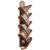 RFBXZPTADNU Solid Rubber Wood Tree Bookshelf, Freestanding Open Display Rack with Wide Deep Shelves for Living Room Bedroom Small Space Home Decor(A,160x48x24cm)